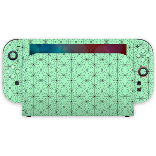 matcha asanoha nintendo switch 2 skin