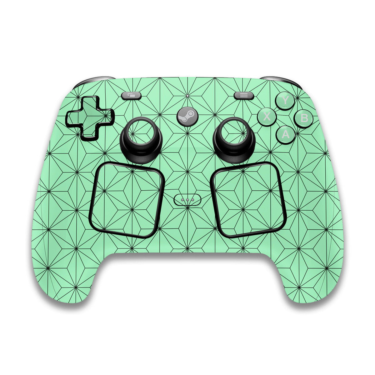 matcha asanoha steam controller skin