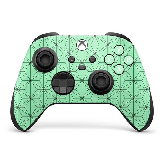 matcha asanoha xbox series x controller skin