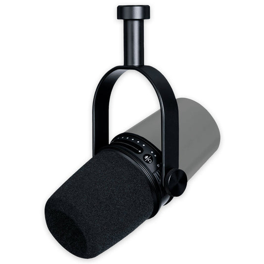 middle grey shure mv7 microphone skin