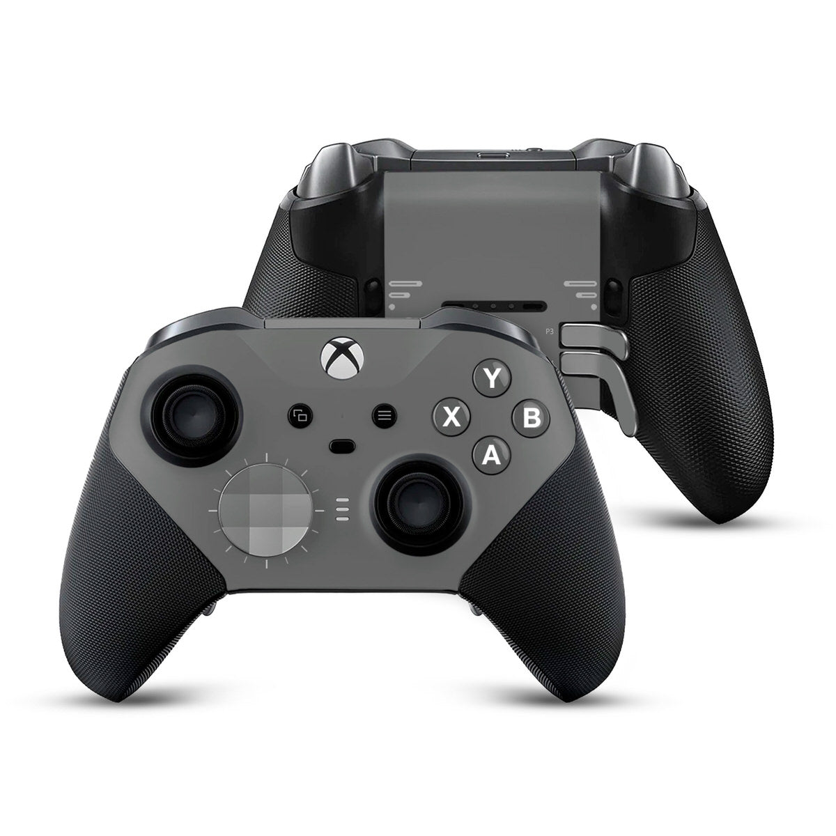 middle grey xbox elite series 2 controller skin