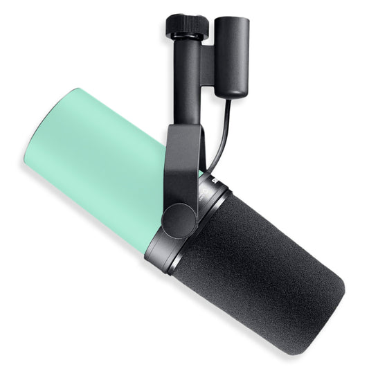 mint green shure sm7b microphone skin