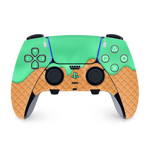 mint ice cream ps5 dualsense edge controller skin