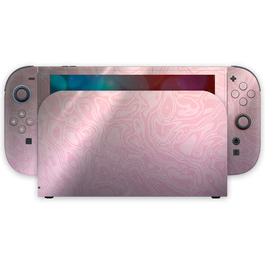 pastel damascus nintendo switch 2 console skin