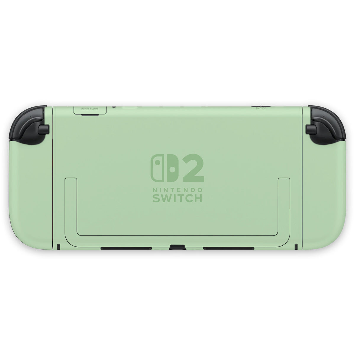 pastel green nintendo switch 2 console & joycon skin