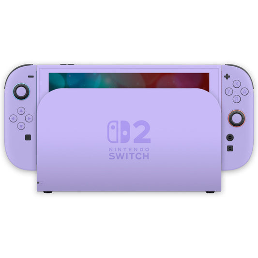 pastel lavender nintendo switch 2 skin