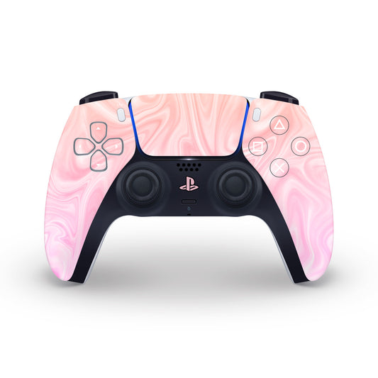 pastel liquid marble ps5 controller skin