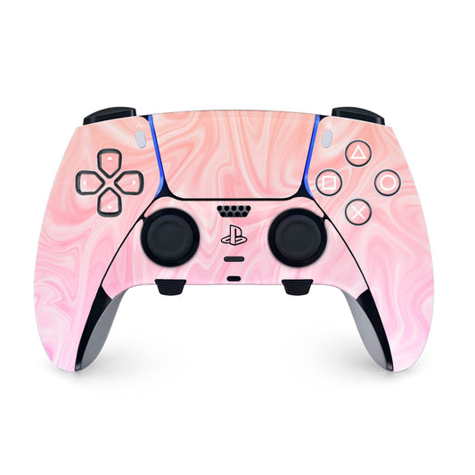 pastel liquid marble ps5 dualsense edge controller skin