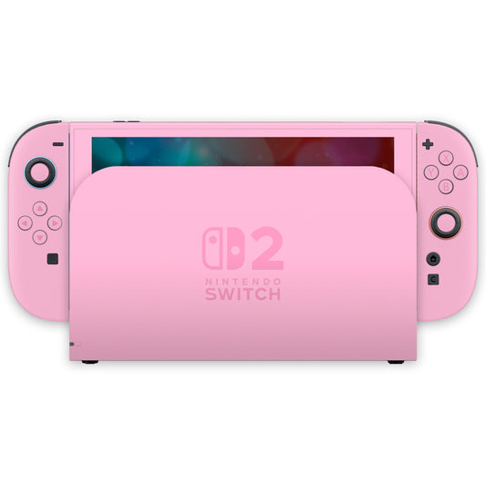pastel pink nintendo switch 2 skin