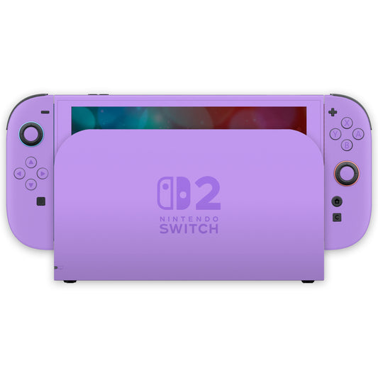pastel purple nintendo switch 2 skin