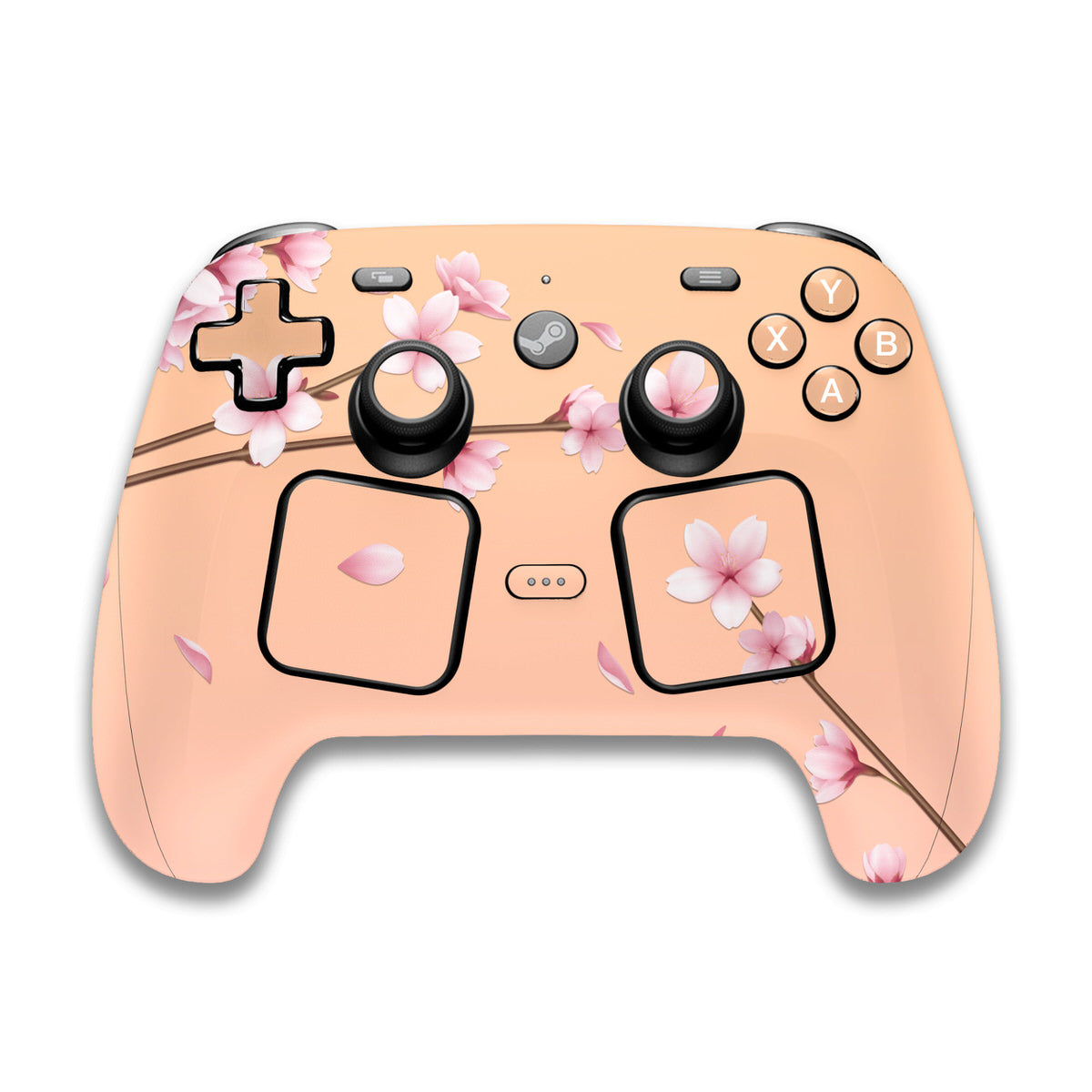 peach cherry blossom steam controller skin