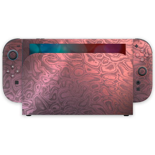 peach damascus nintendo switch 2 skin