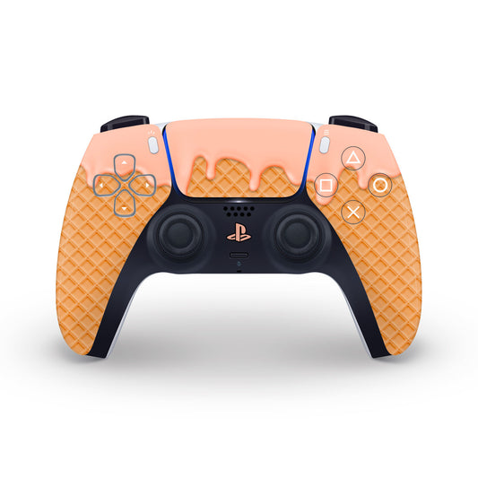 peach ice cream ps5 controller skin