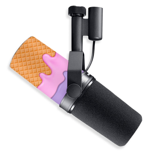 pink & purple ice cream shure sm7b microphone skin