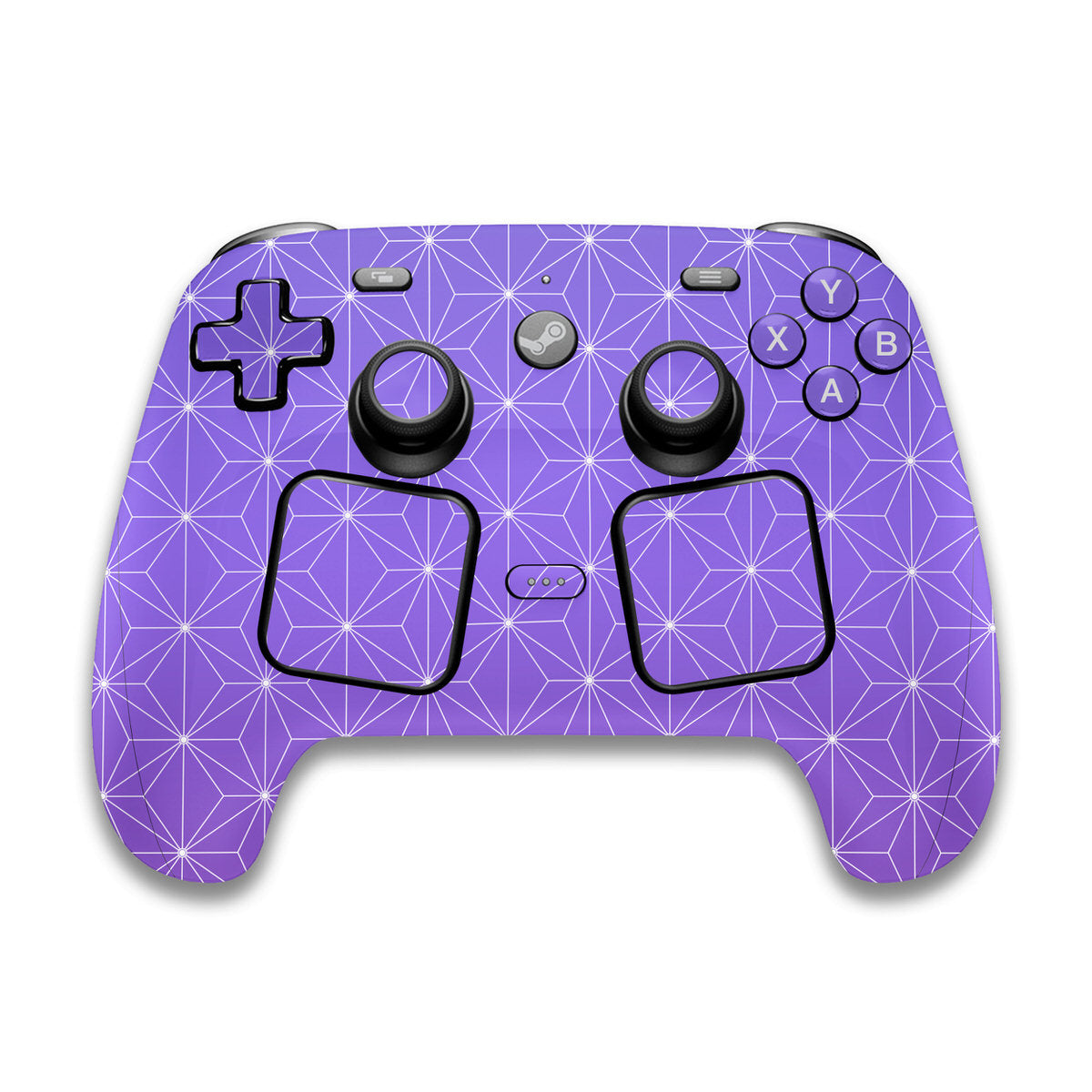purple asanoha steam controller skin
