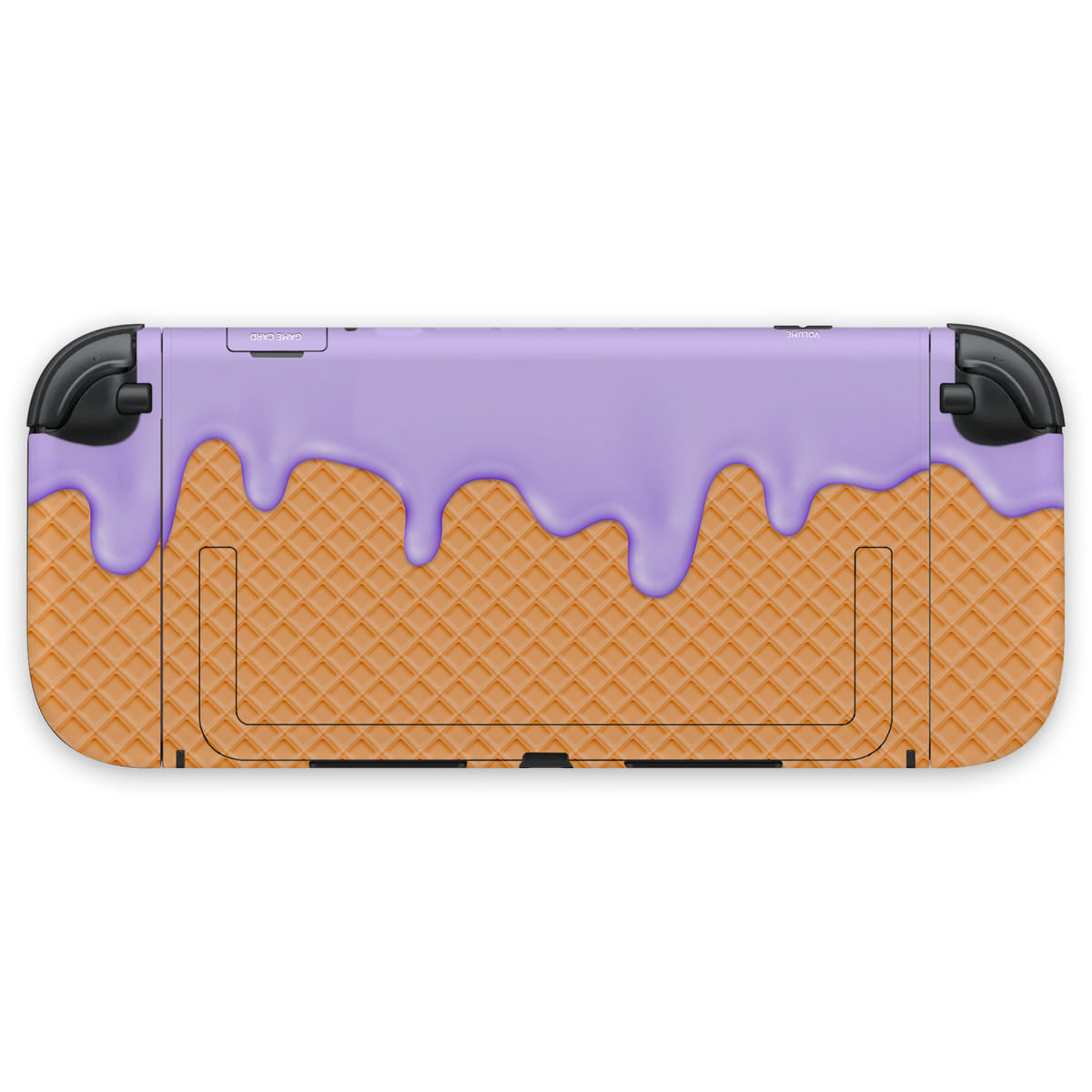 purple ice cream nintendo switch 2 console & joycon skin case