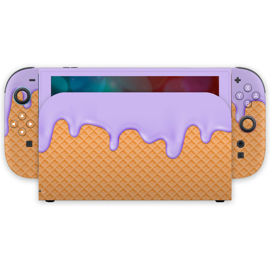 purple ice cream nintendo switch 2 skin