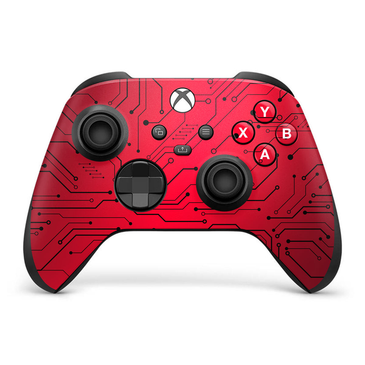 Red Cybernetic Xbox Series X Controller Skin – GhostlyGuard