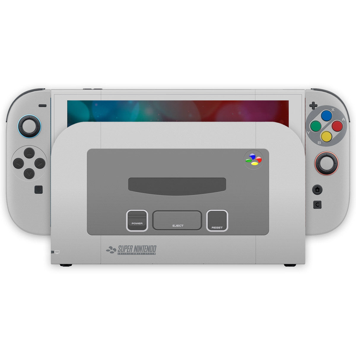 retro snes nintendo switch 2 skin