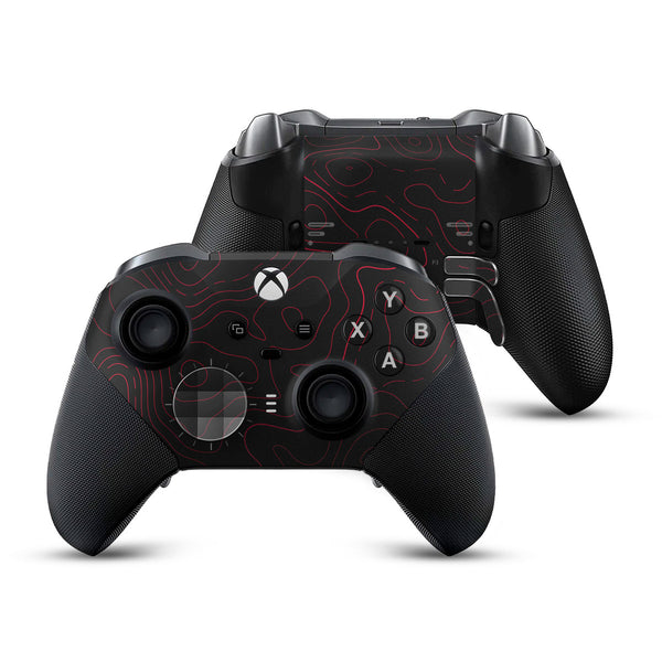 Ruby Topographic Xbox Elite Controller Series 2 Skin – GhostlyGuard