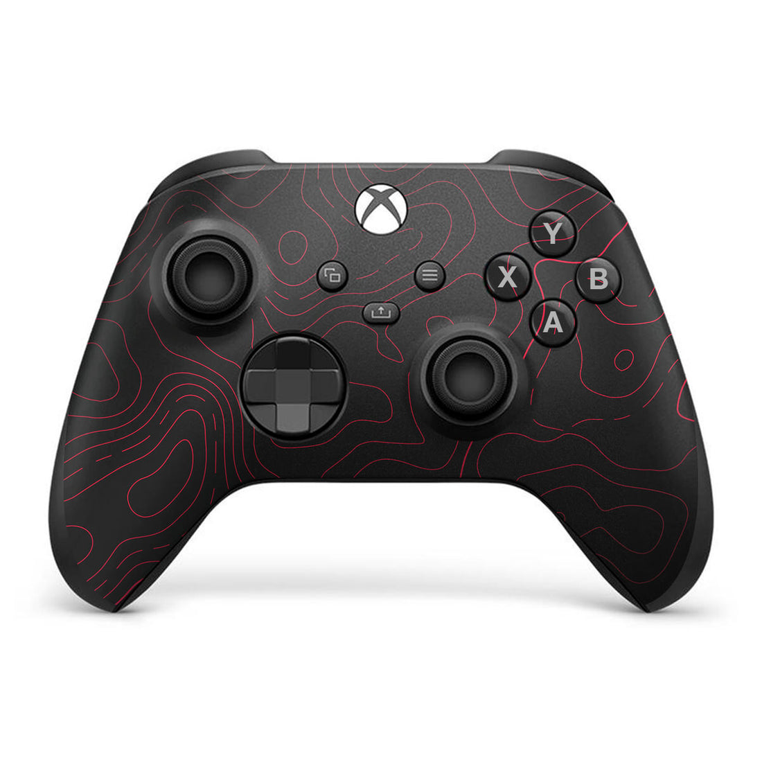 Ruby Topographic Xbox Series X Controller Skin – GhostlyGuard