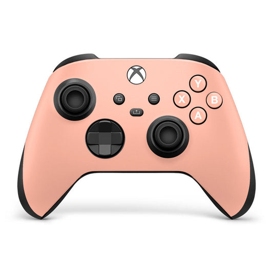 soft peach xbox series x controller skin