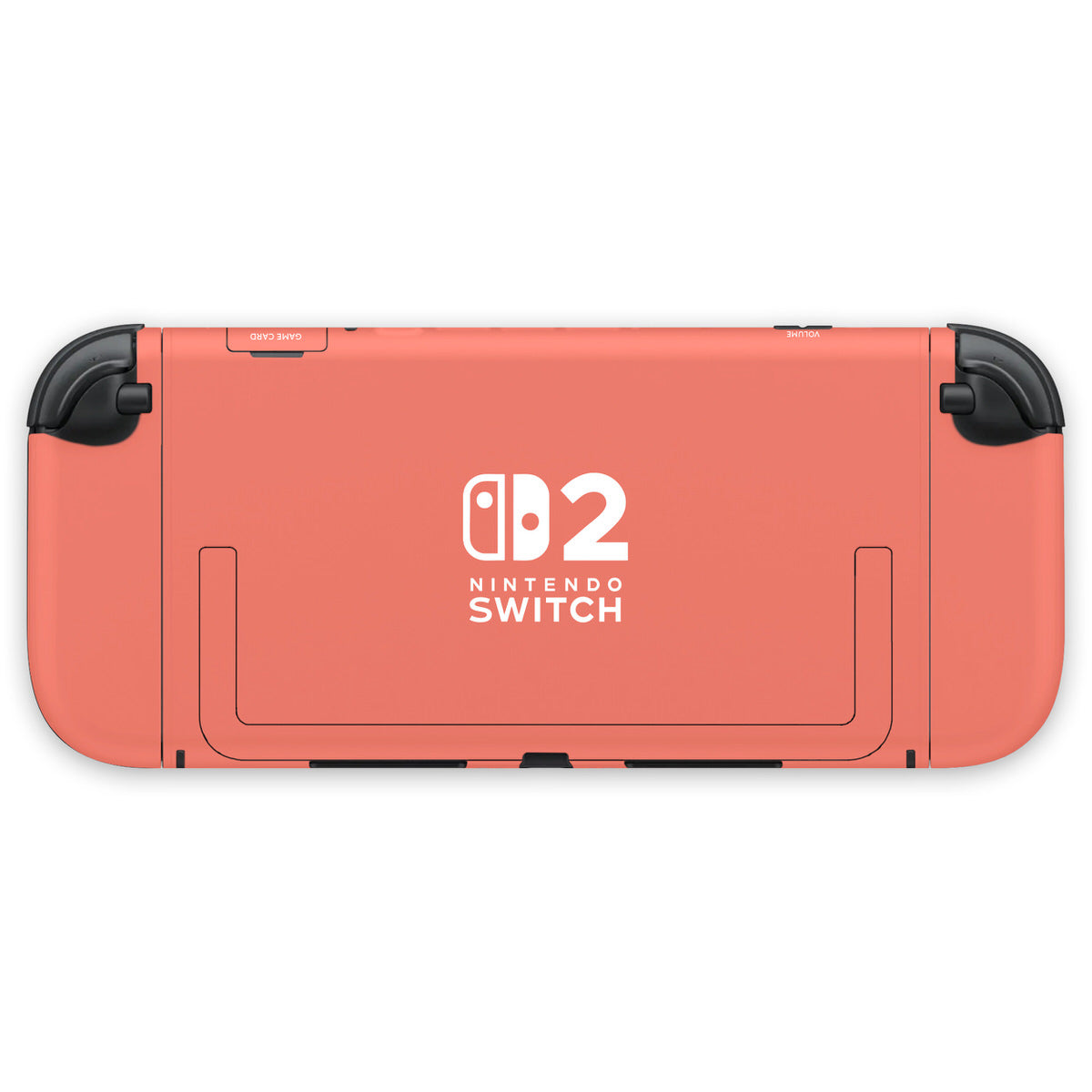 nintendo switch 2 & joycons sunset coral skins