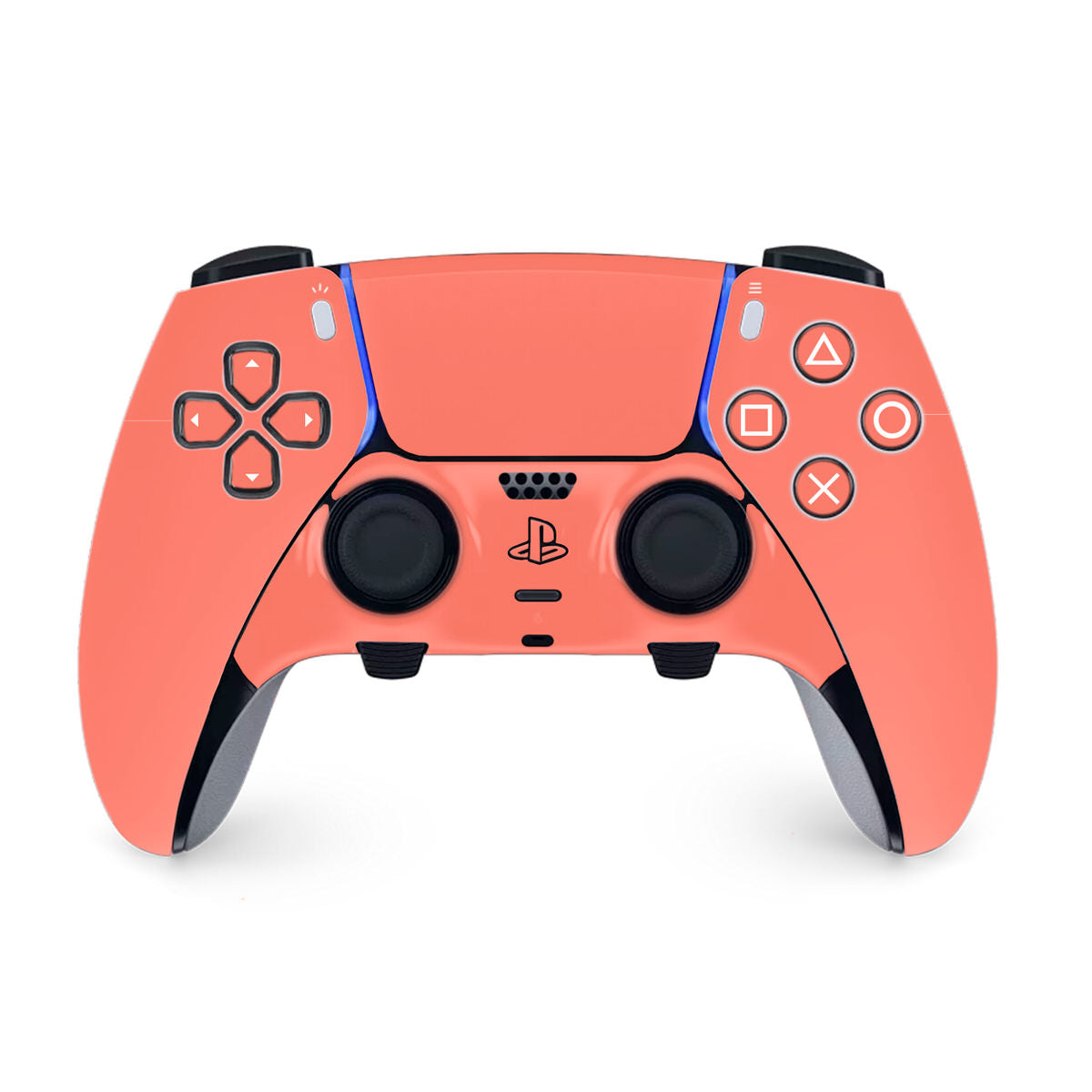 sunset coral ps5 dualsense edge controller skin