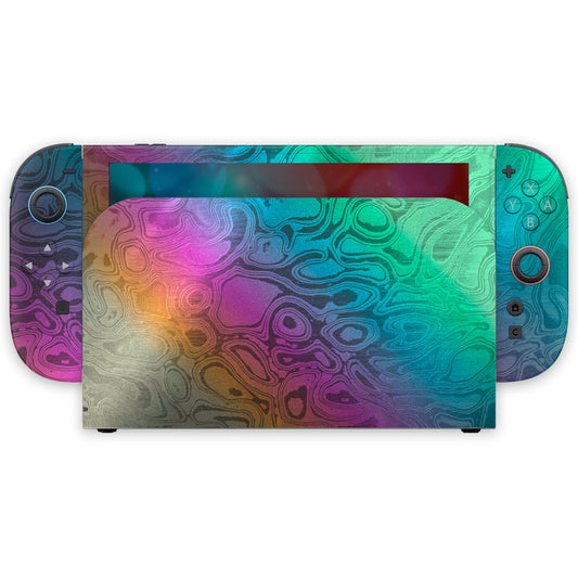 titanium damascus nintendo switch 2 skin