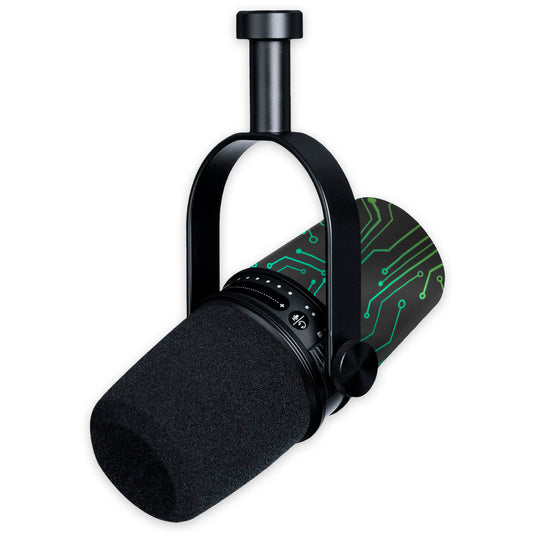 toxic cybernetic shure mv7 microphone skin