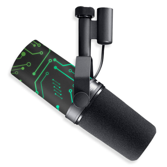 toxic cybernetic shure sm7b microphone skin