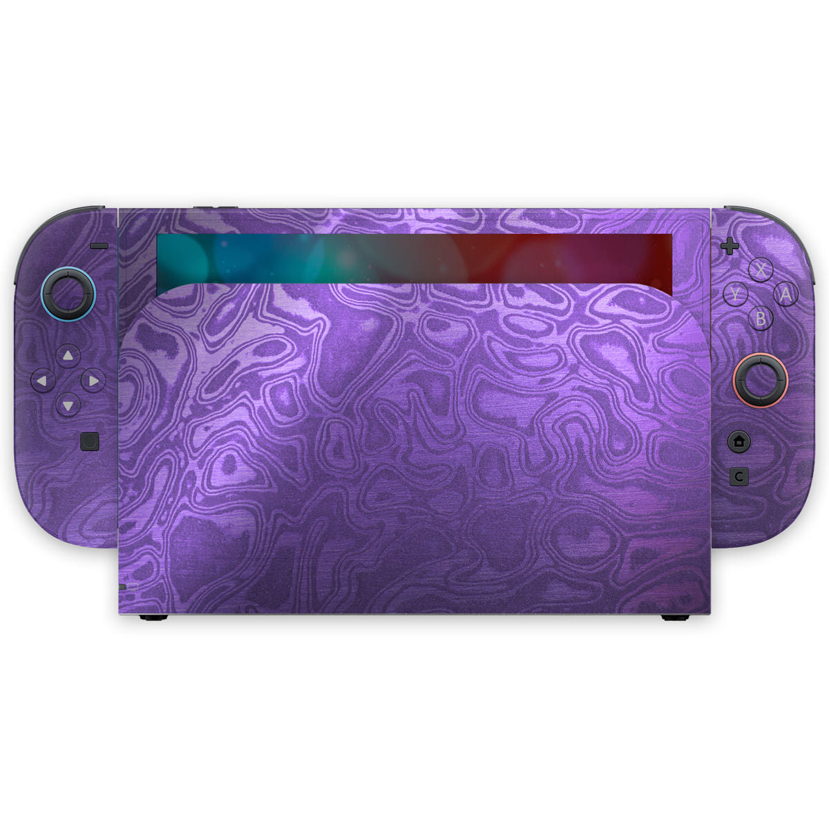 violet damascus nintendo switch 2 skin
