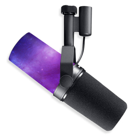 violet stardust shure sm7b microphone skin