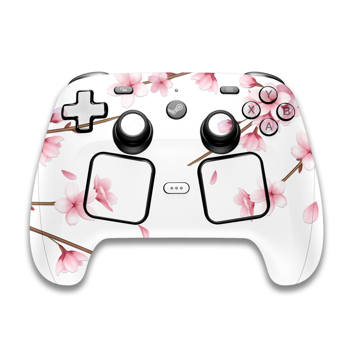 white cherry blossom steam controller skin